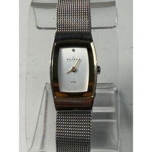 Skagen Denmark 271SGSC Women’s Quartz Watch 17mm Steel Mesh Band Fresh Battery